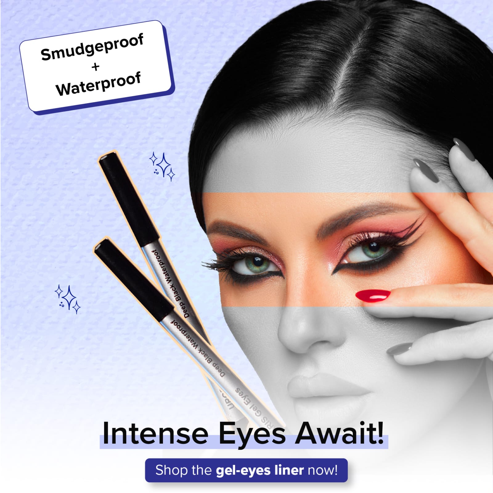 Uroparis Gel Eyes Deep Black Waterproof Kajal