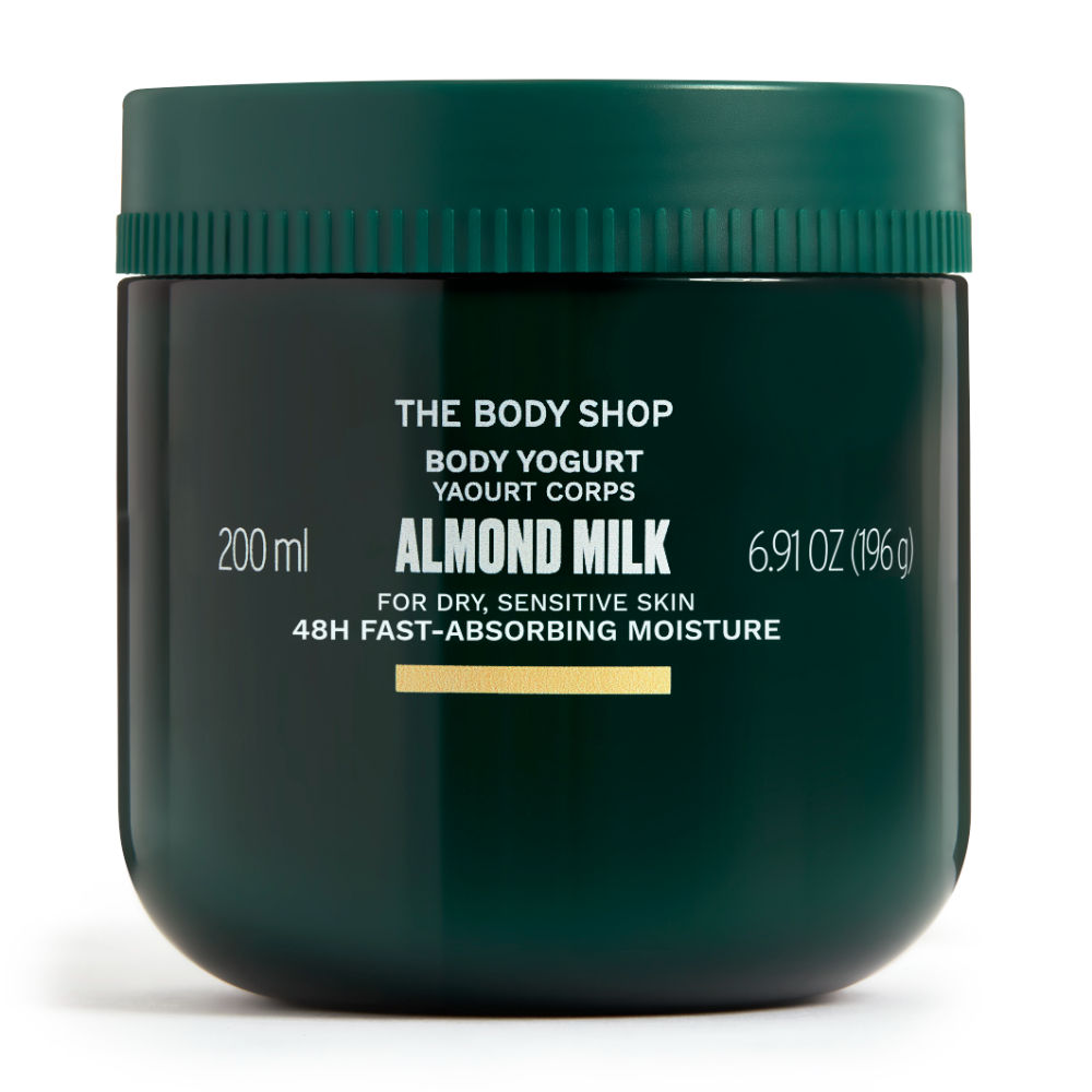 The Body Shop Almond Milk Body Yogurt, 48-Hour Hydration, For Sensitive Skin
