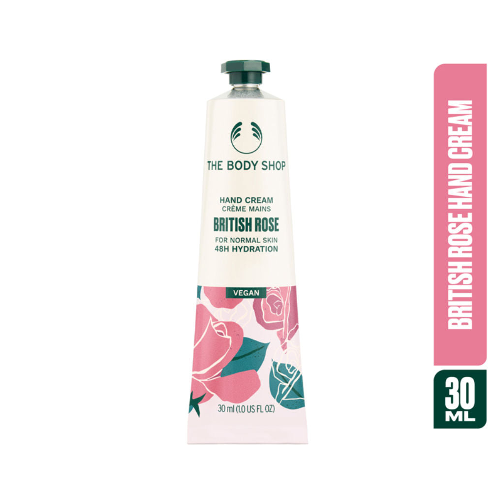 The Body Shop British Rose Petal Soft Hand Cream