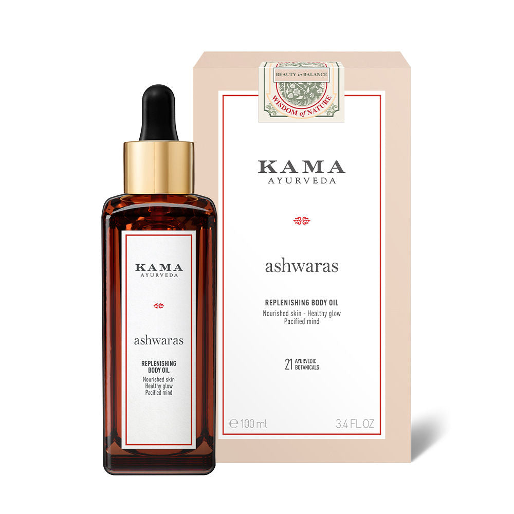 Kama Ayurveda Ashwaras Replenishing Body Oil - Leave-in Body Oil for Daily Use