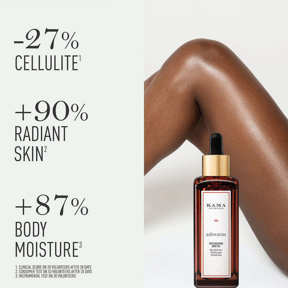Kama Ayurveda Ashwaras Replenishing Body Oil - Leave-in Body Oil for Daily Use