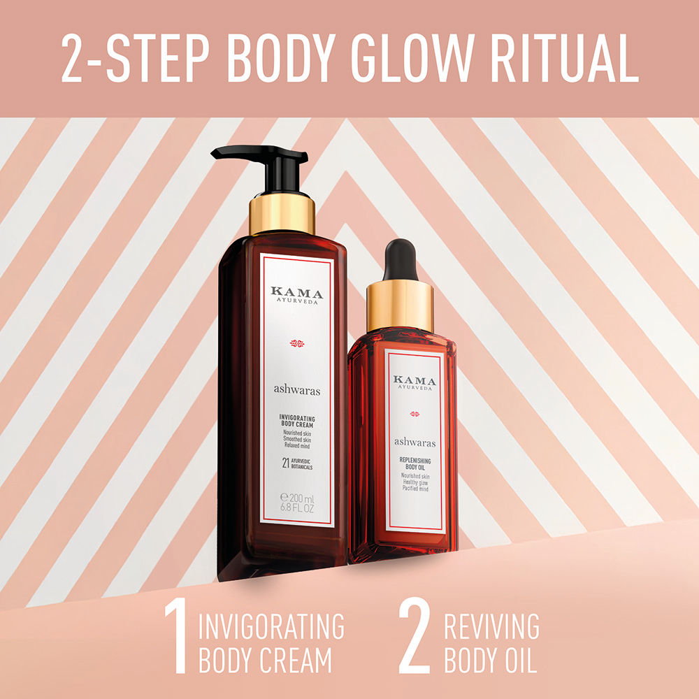 Kama Ayurveda Ashwaras Replenishing Body Oil - Leave-in Body Oil for Daily Use