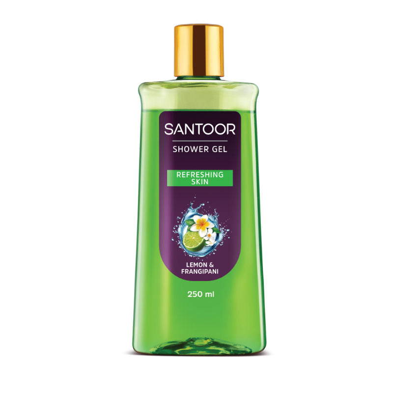 Santoor Lemon & Frangipani Shower Gel