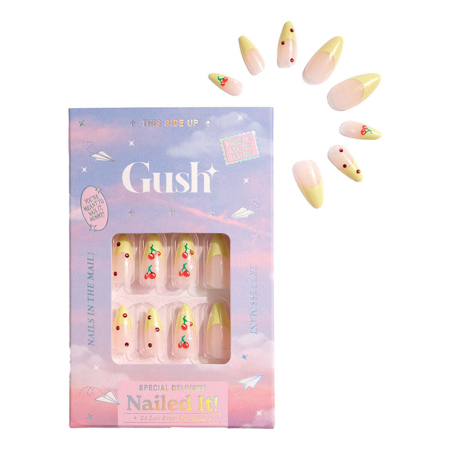 Gush Beauty Nailed It Reusable Luxury Press On Nails (Medium To Long Almond)