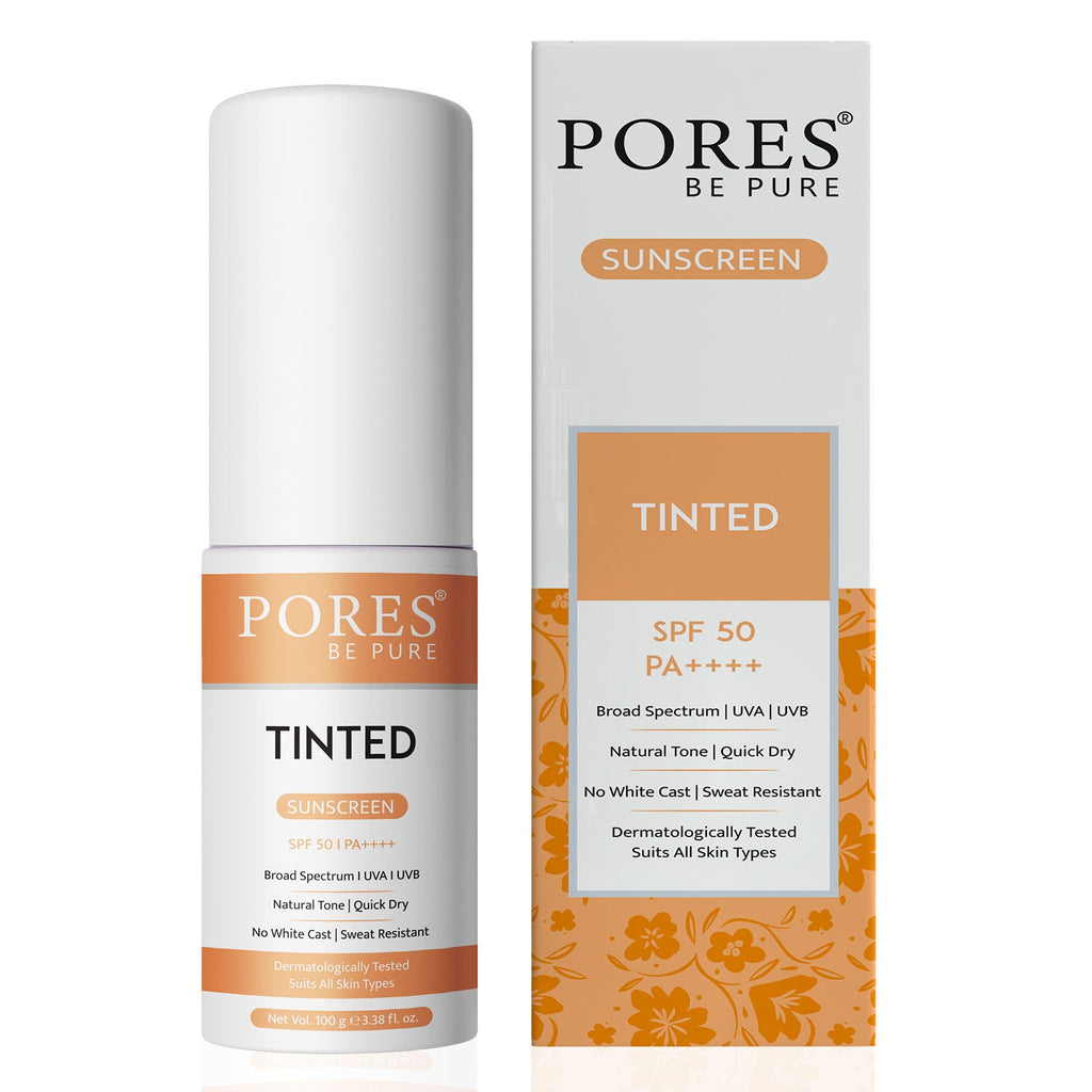 Pores Be Pure Natural Tone Tinted Sunscreen SPF 50 PA++++