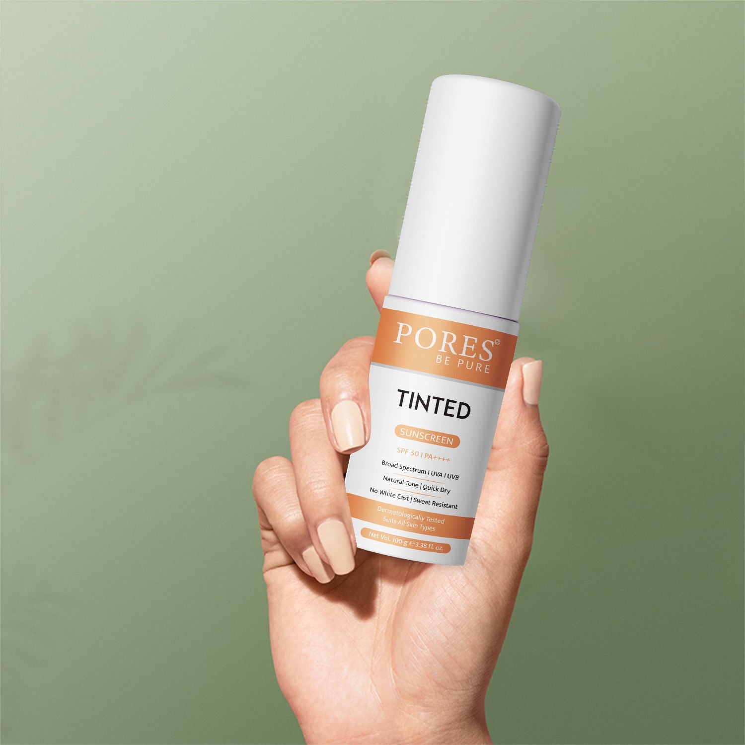 Pores Be Pure Natural Tone Tinted Sunscreen SPF 50 PA++++
