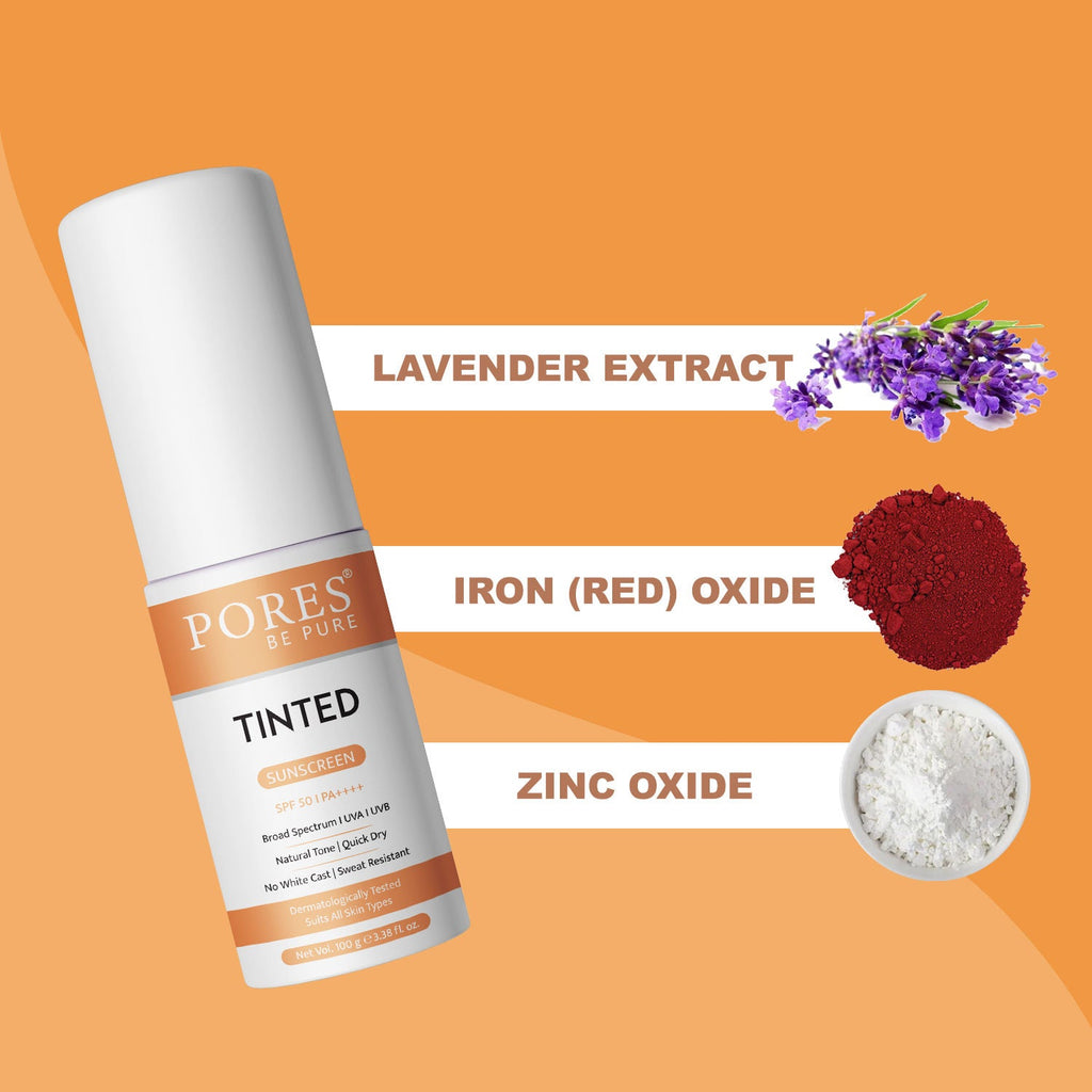 Pores Be Pure Natural Tone Tinted Sunscreen SPF 50 PA++++