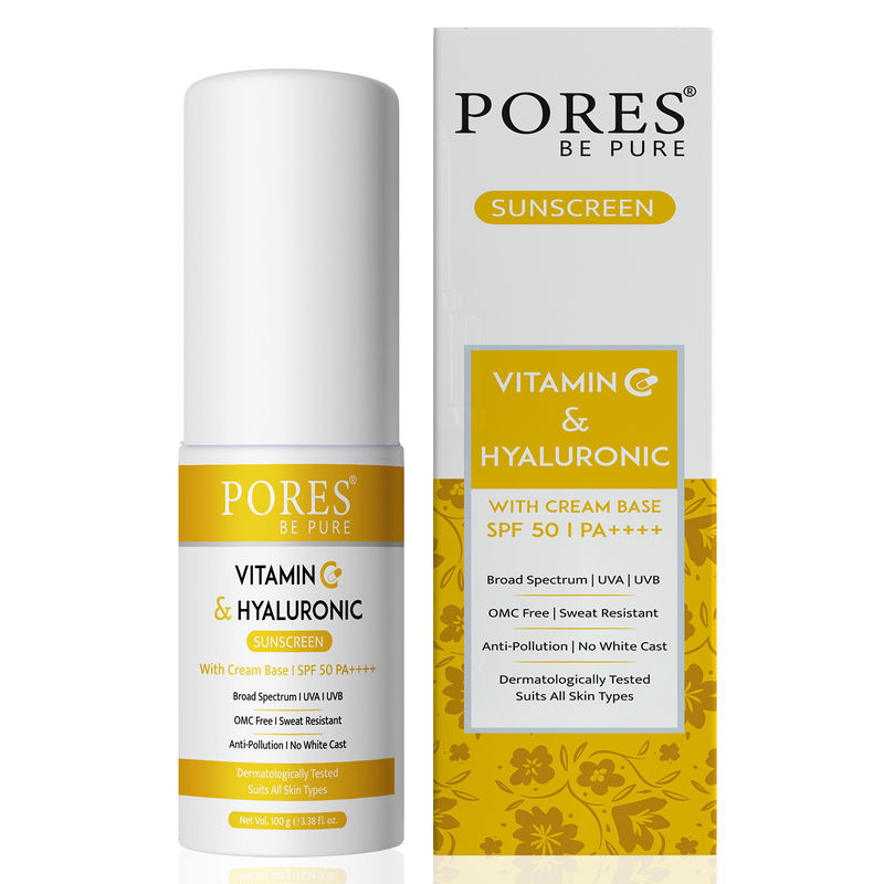 Pores Be Pure Vitamin C Hyaluronic Sunscreen SPF 50 PA++++
