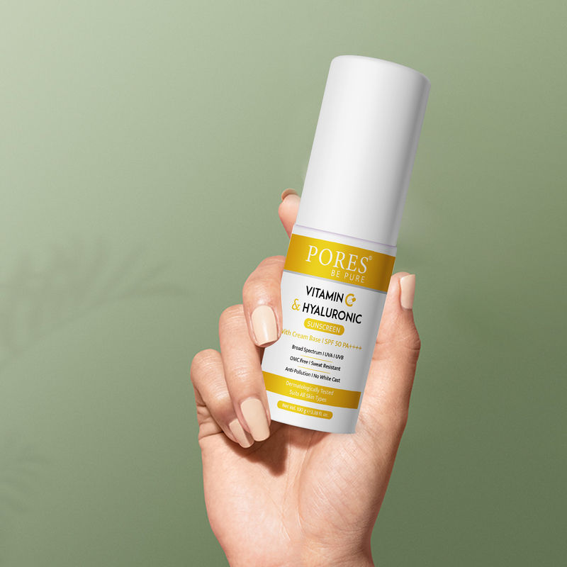 Pores Be Pure Vitamin C Hyaluronic Sunscreen SPF 50 PA++++