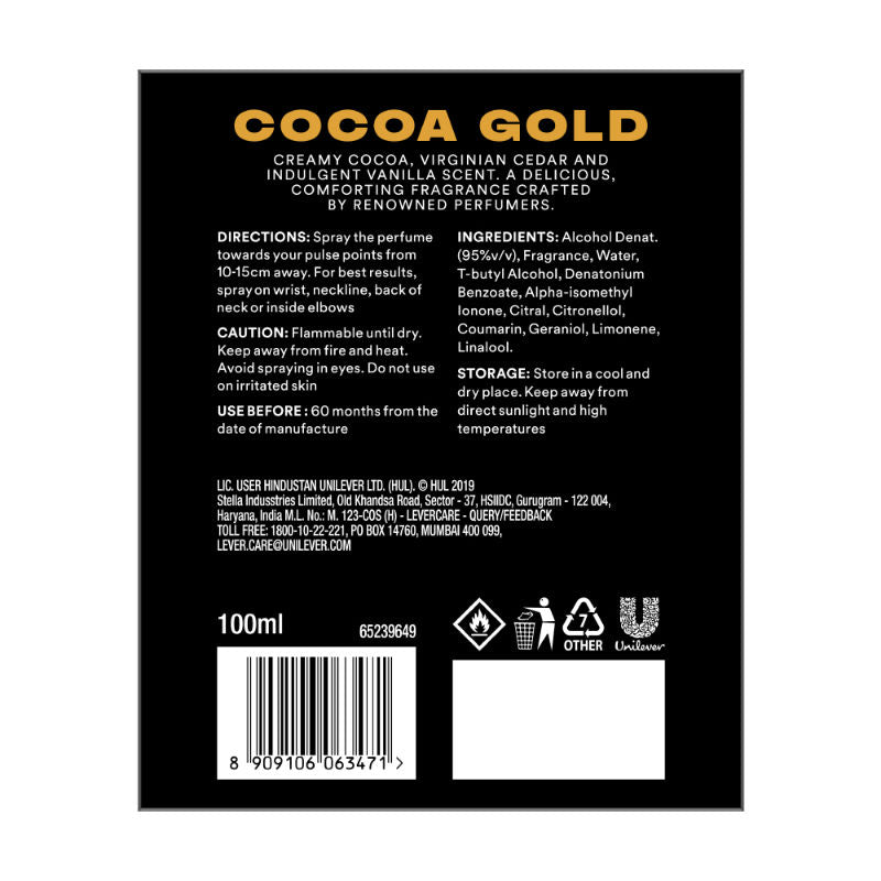 Axe Premium Luxury Perfumes - Cocoa Gold
