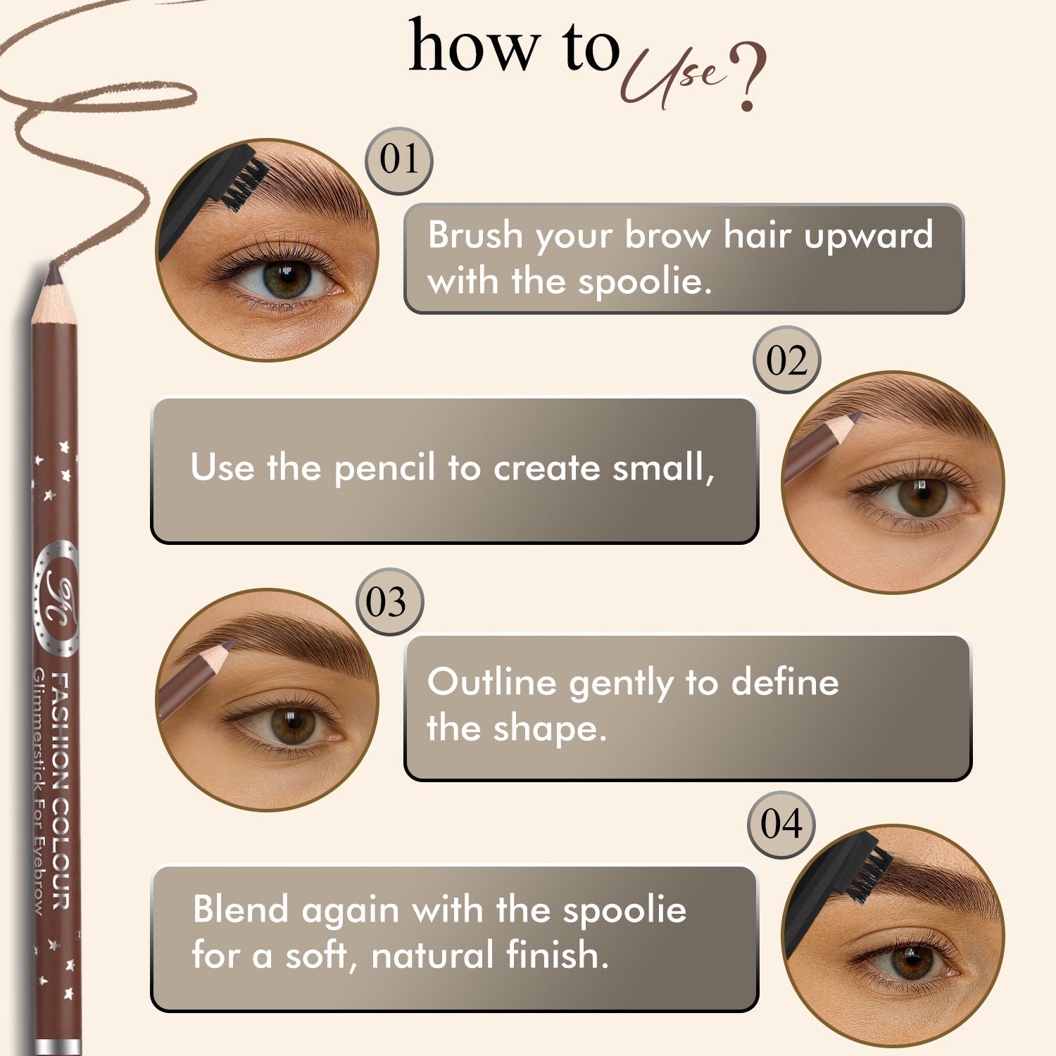 FASHION COLOUR Glimmerstick Eyebrow Pencil