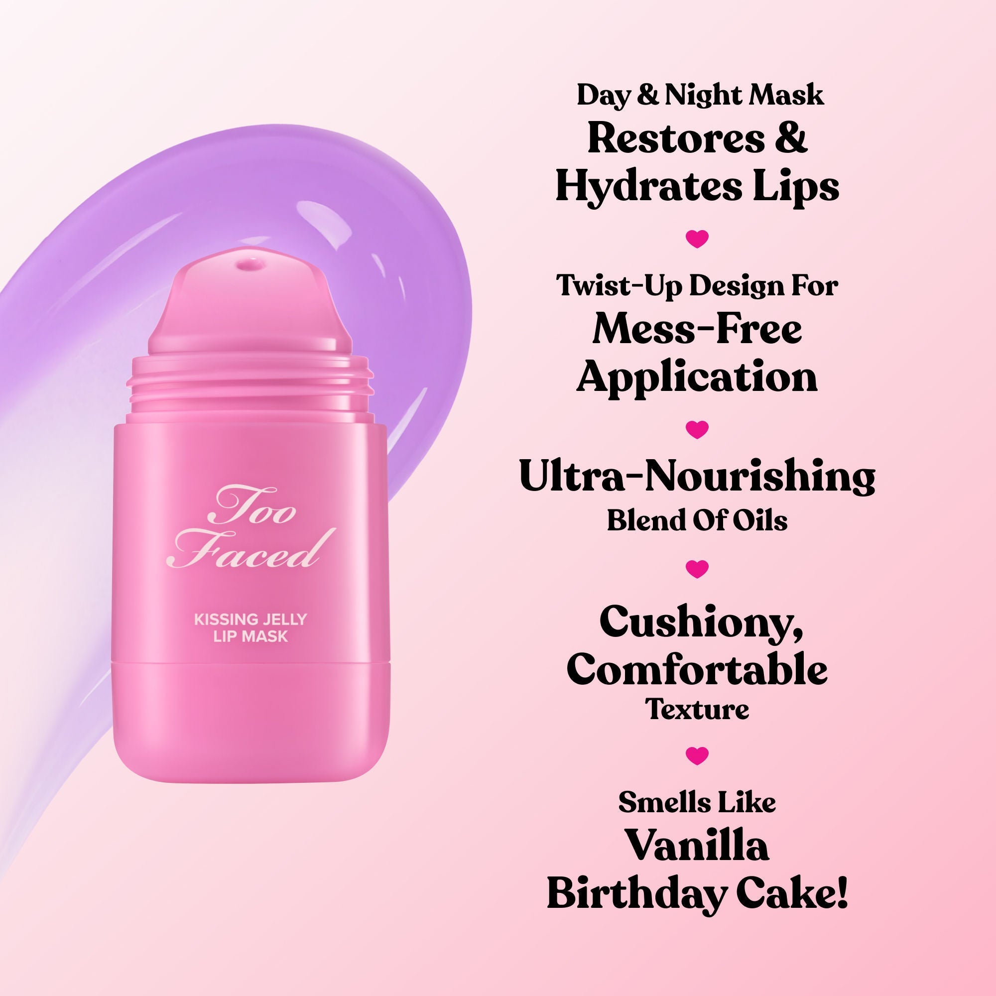 Too Faced Kissing Jelly Lip Mask - Birthday Kiss