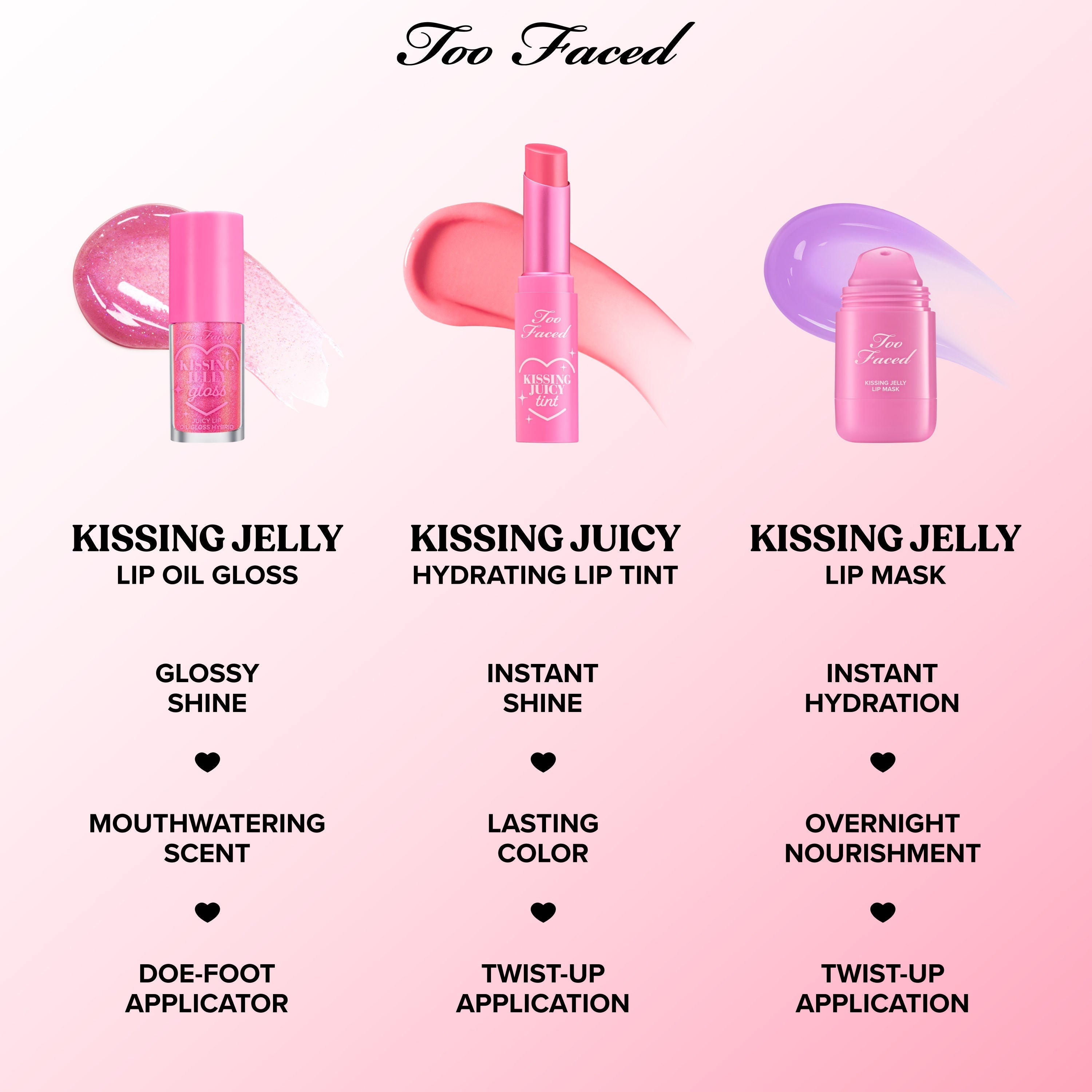 Too Faced Kissing Jelly Lip Mask - Birthday Kiss