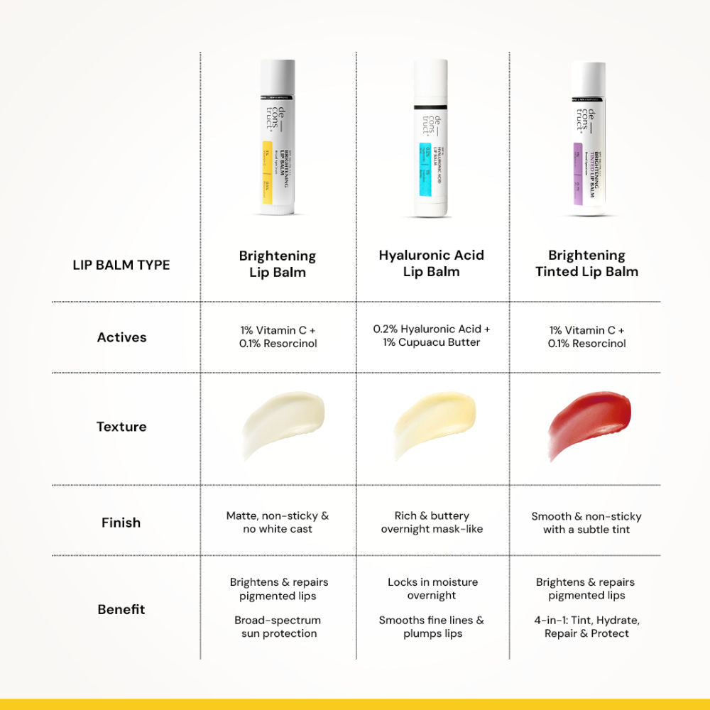 Deconstruct Brightening Lip Balm SPF 50, Moisturizes & Brightens Lips