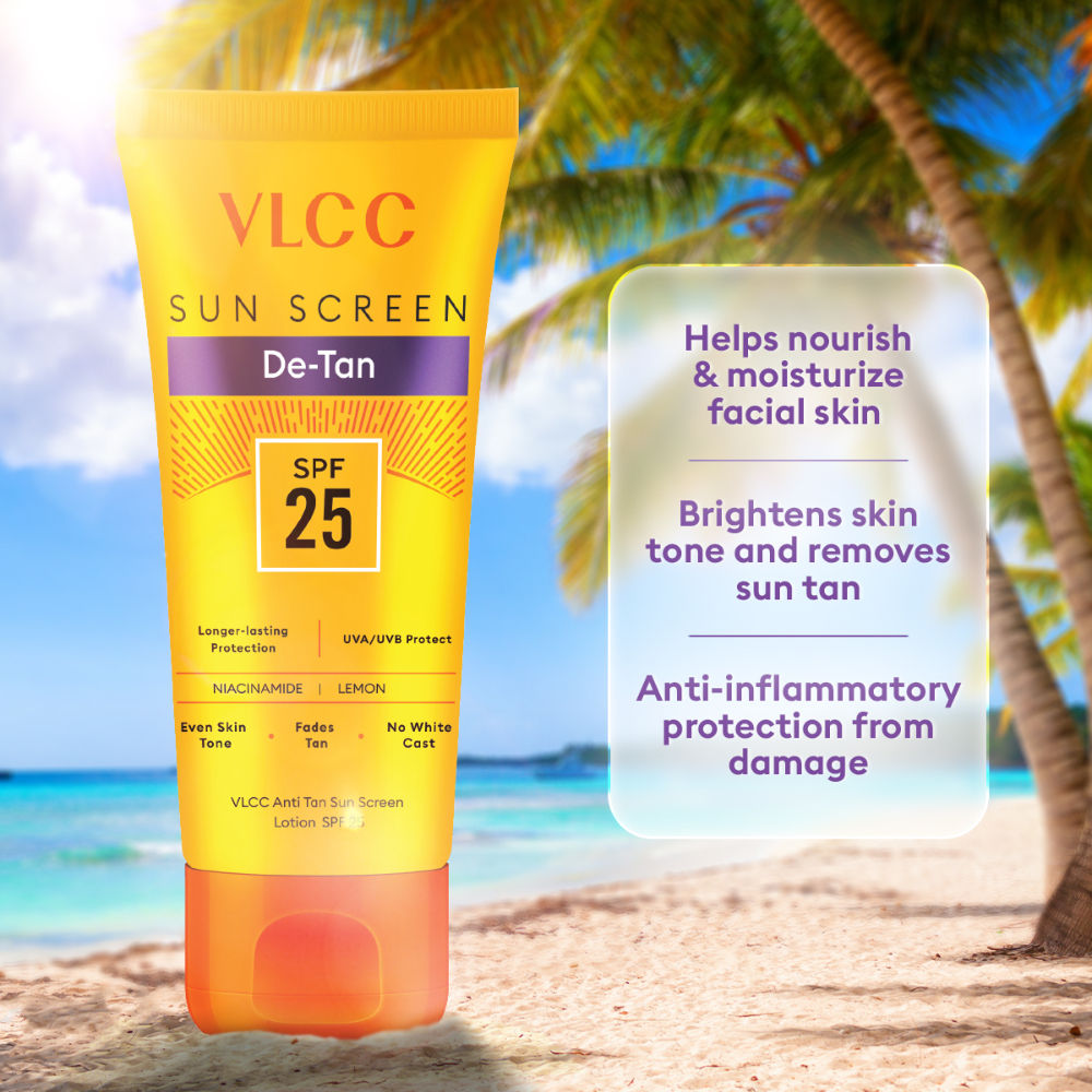 VLCC De-Tan Sun Screen Lotion SPF 25 PA+ - Buy One Get One
