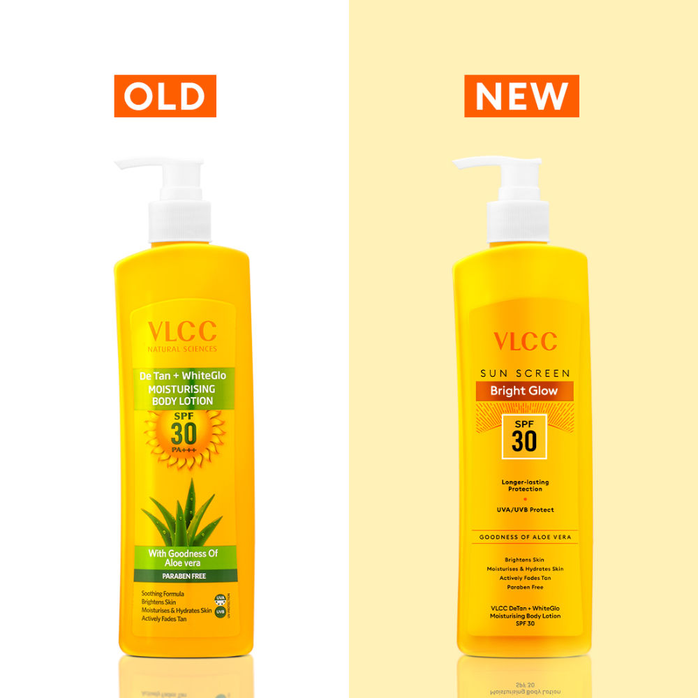VLCC Bright Glow Sunscreen Body Lotion SPF 30 PA+++