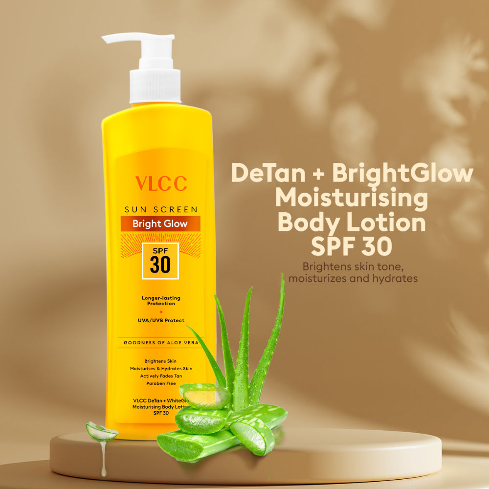 VLCC Bright Glow Sunscreen Body Lotion SPF 30 PA+++