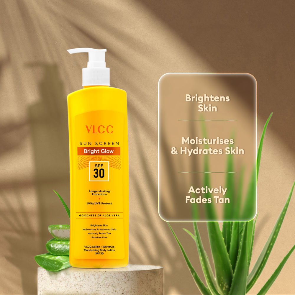 VLCC Bright Glow Sunscreen Body Lotion SPF 30 PA+++