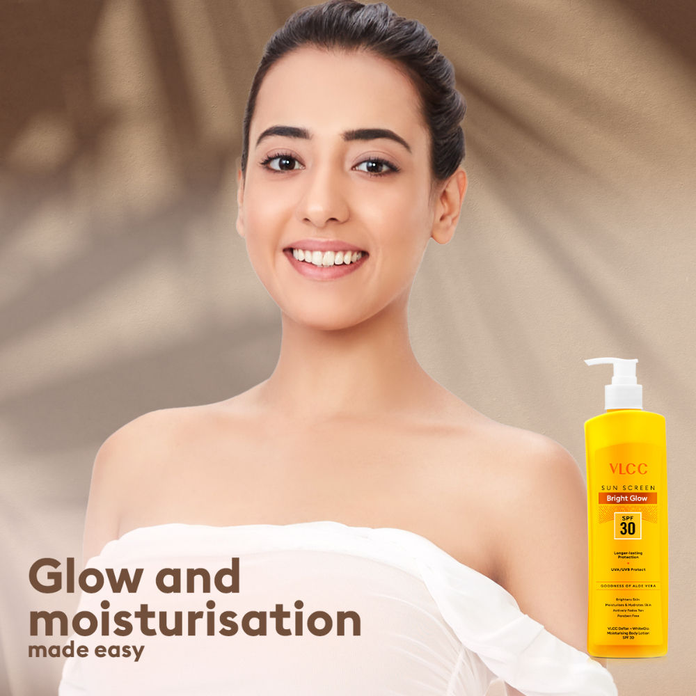VLCC Bright Glow Sunscreen Body Lotion SPF 30 PA+++