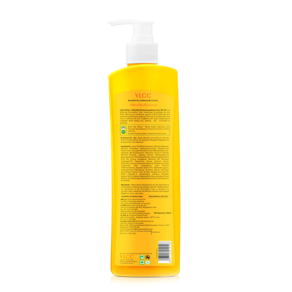 VLCC Bright Glow Sunscreen Body Lotion SPF 30 PA+++