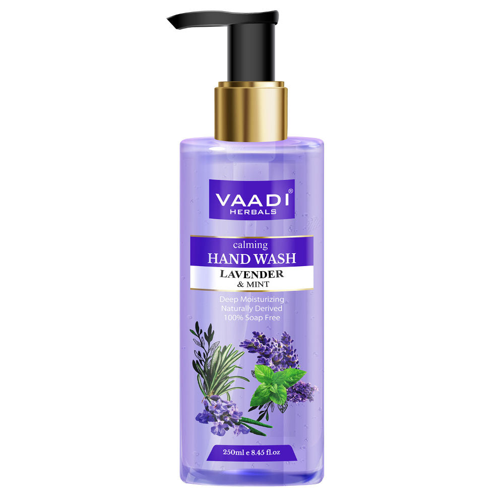 Vaadi Herbals Calming Lavender & Mint - Deep Moisutirizing Hand Wash
