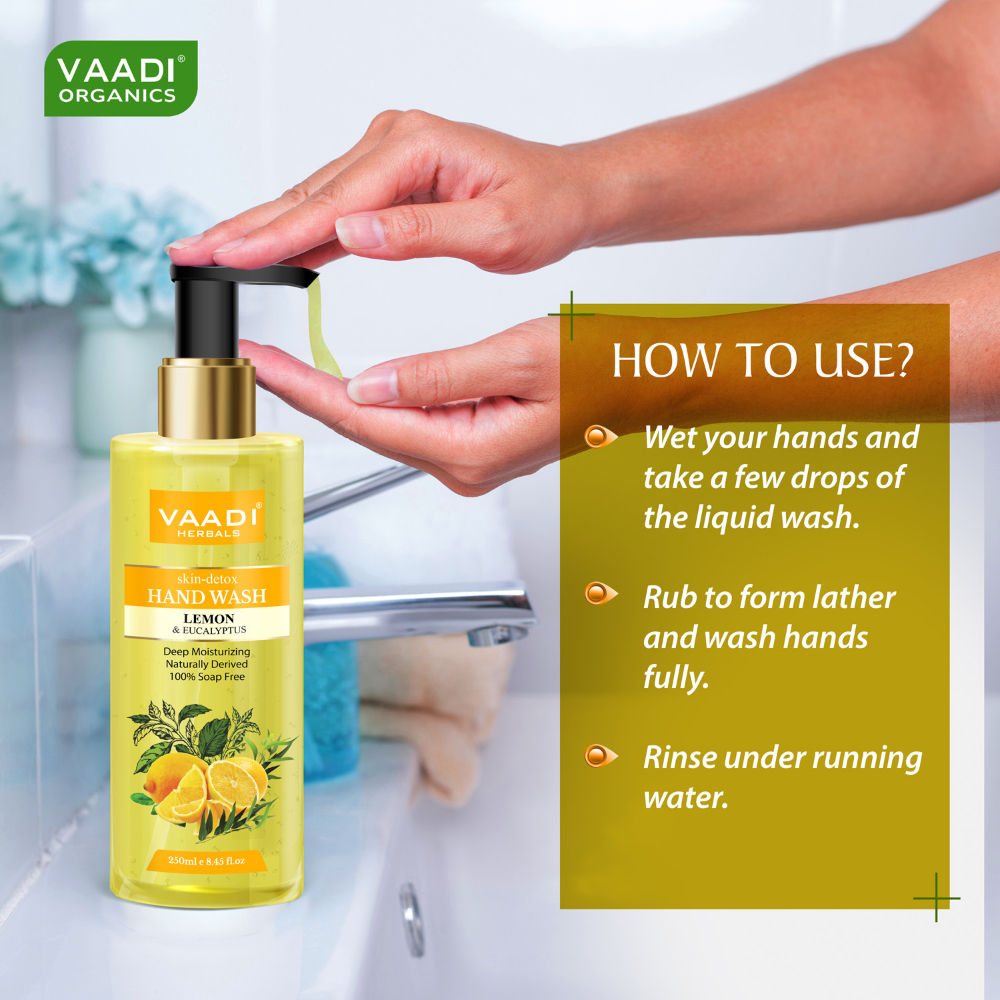 Vaadi Herbals Skin-Detox Lemon & Eucalyptus Hand Wash