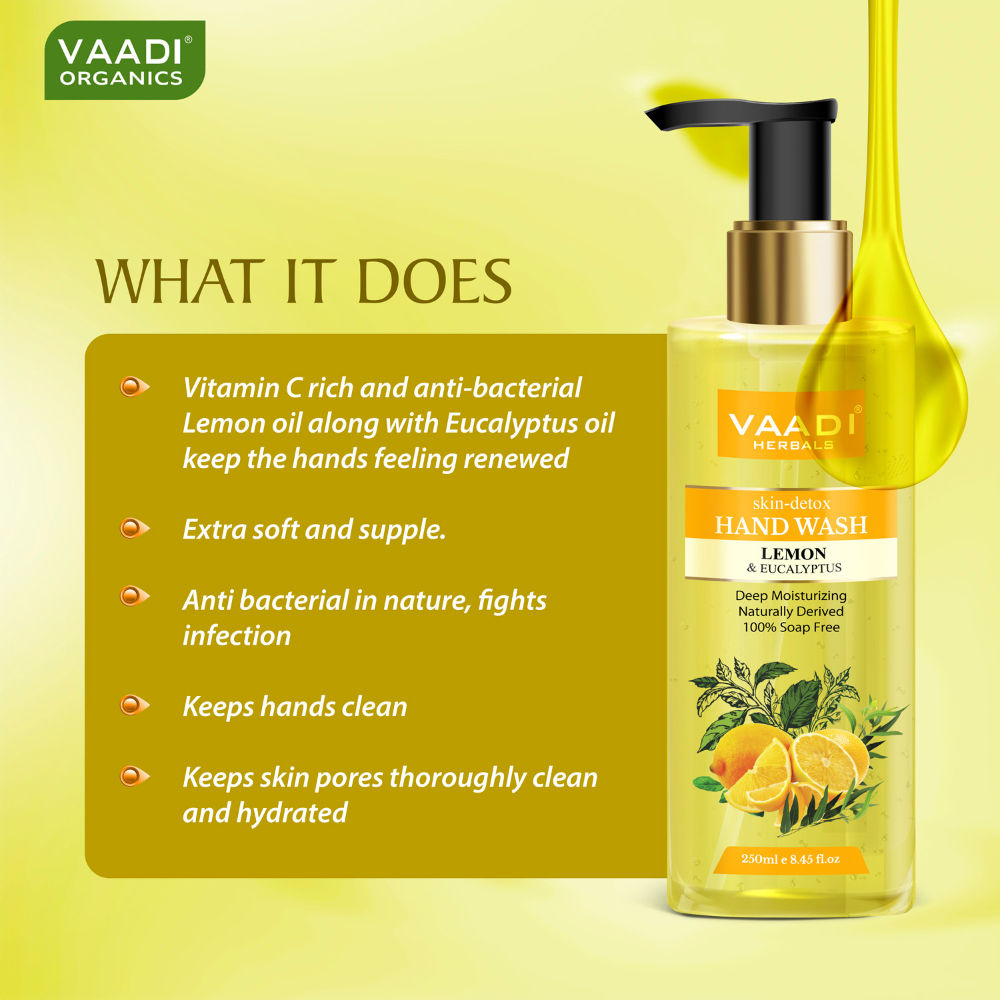Vaadi Herbals Skin-Detox Lemon & Eucalyptus Hand Wash