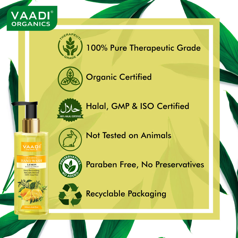 Vaadi Herbals Skin-Detox Lemon & Eucalyptus Hand Wash
