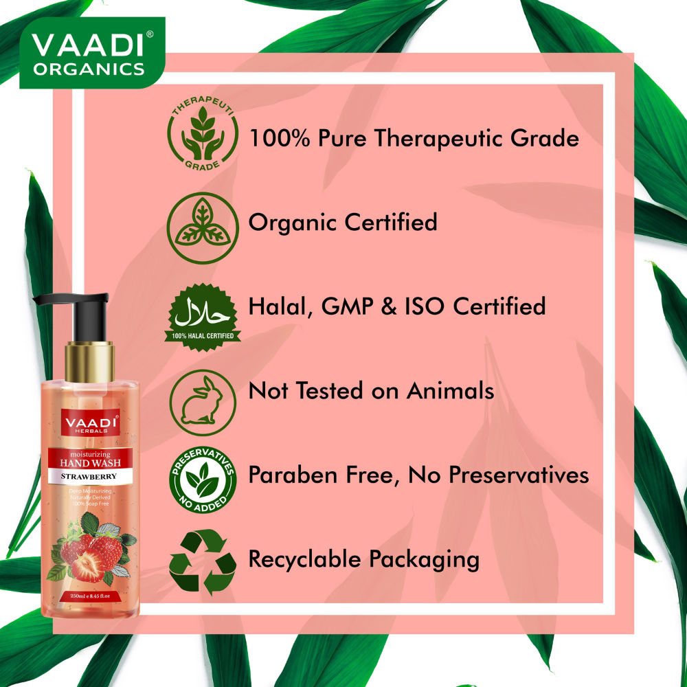 Vaadi Herbals Deep Moisturizing Strawberry Hand Wash