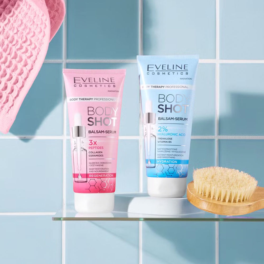Eveline Cosmetics Body Shot Balsm - Serum 2% Hyaluronic Acid Hydration