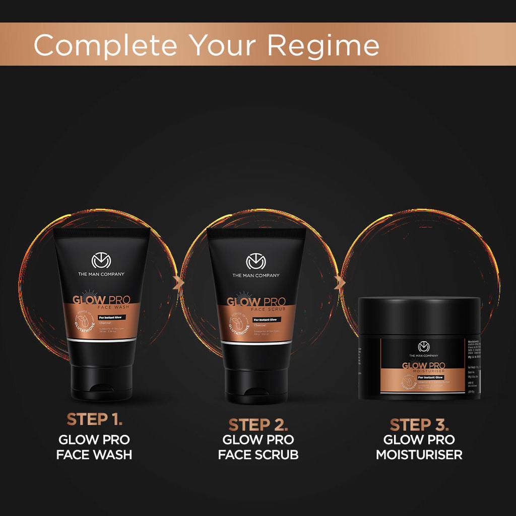 The Man Company Glow Pro Face Scrub for Skin Brightening