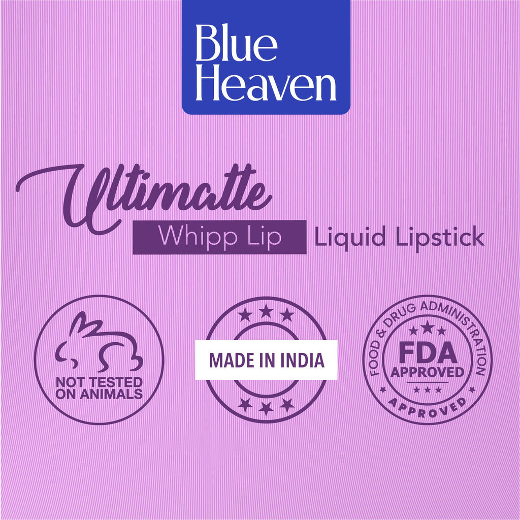 Blue Heaven Ultimatte Whipp Lip Liquid Lipstick