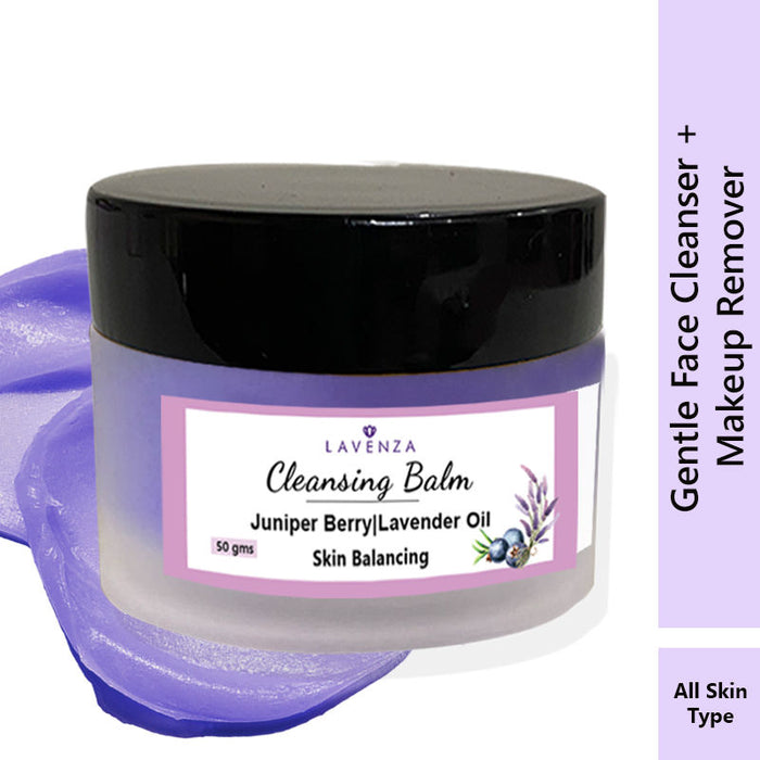Lavenza Skin Balancing Cleansing Balm - Soap Free Face Cleanser & Makeup Remover