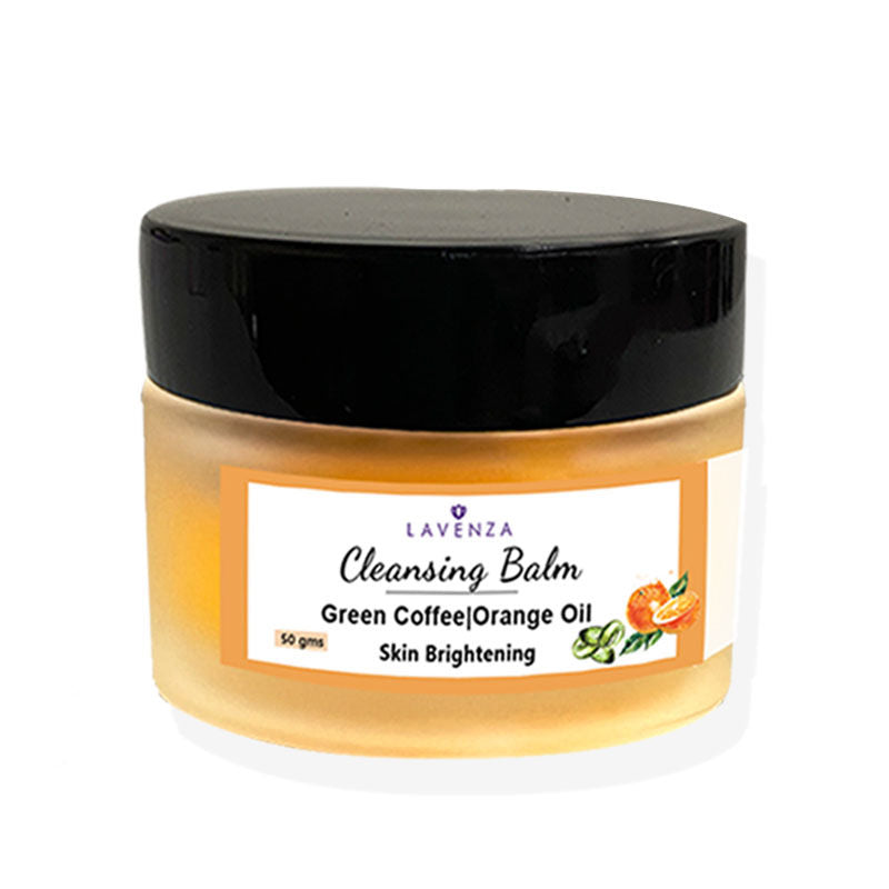 Lavenza Brightening Cleansing Balm - Soap Free Face Cleanser & Makeup Remover
