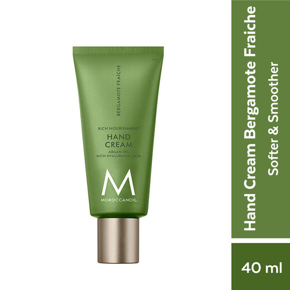 Moroccanoil Hand Cream Bergamote Fraiche|Argan Oil, HA & Butters|Refreshing Citrus Hydration Hands