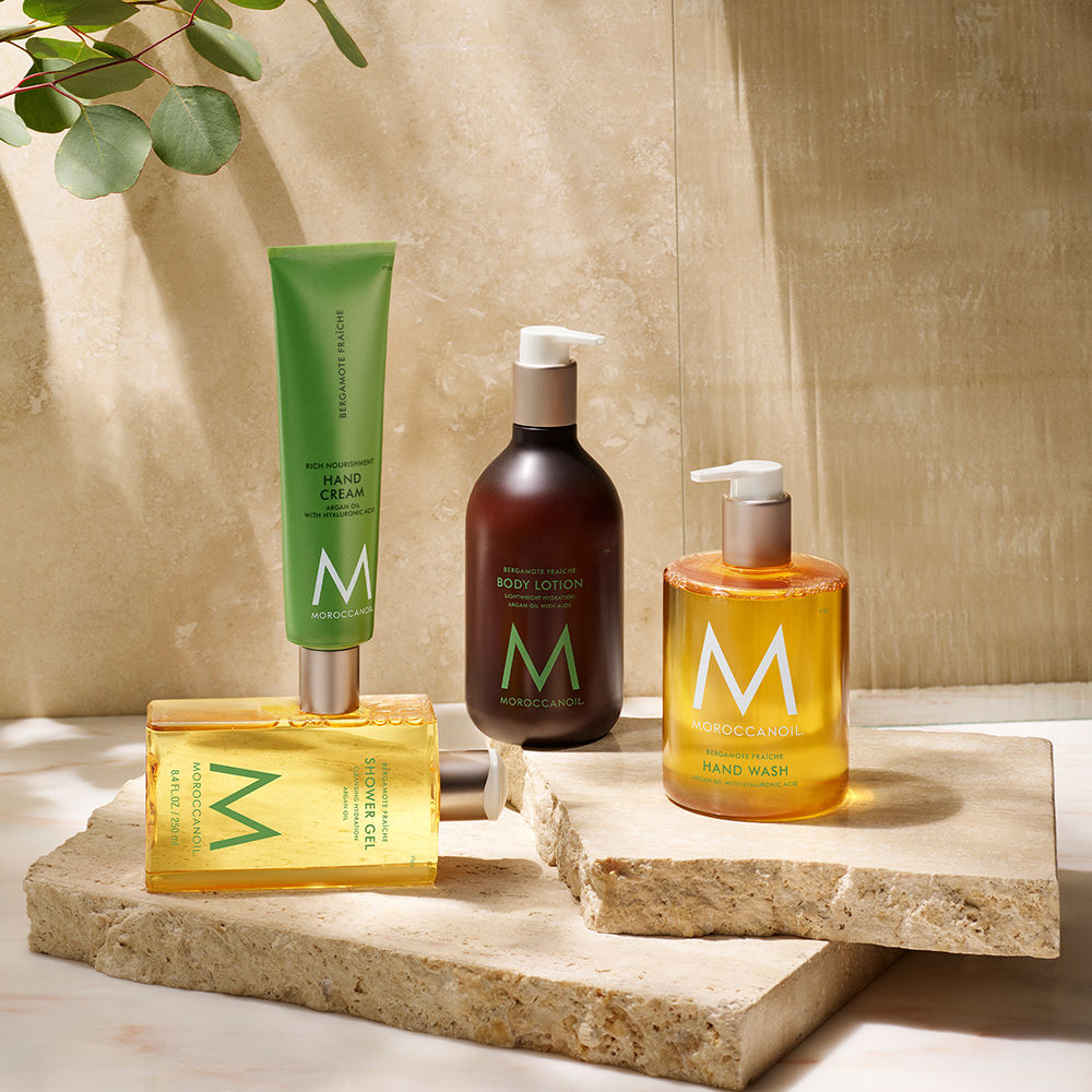 Moroccanoil Hand Cream Bergamote Fraiche|Argan Oil, HA & Butters|Refreshing Citrus Hydration Hands