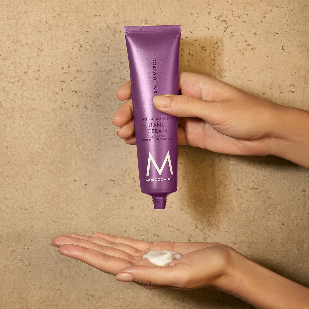 Moroccanoil Hand Cream Spa du Maroc|Argan Oil+Hyaluronic Acid|Deep Hydration Fast-Absorbing Moisture