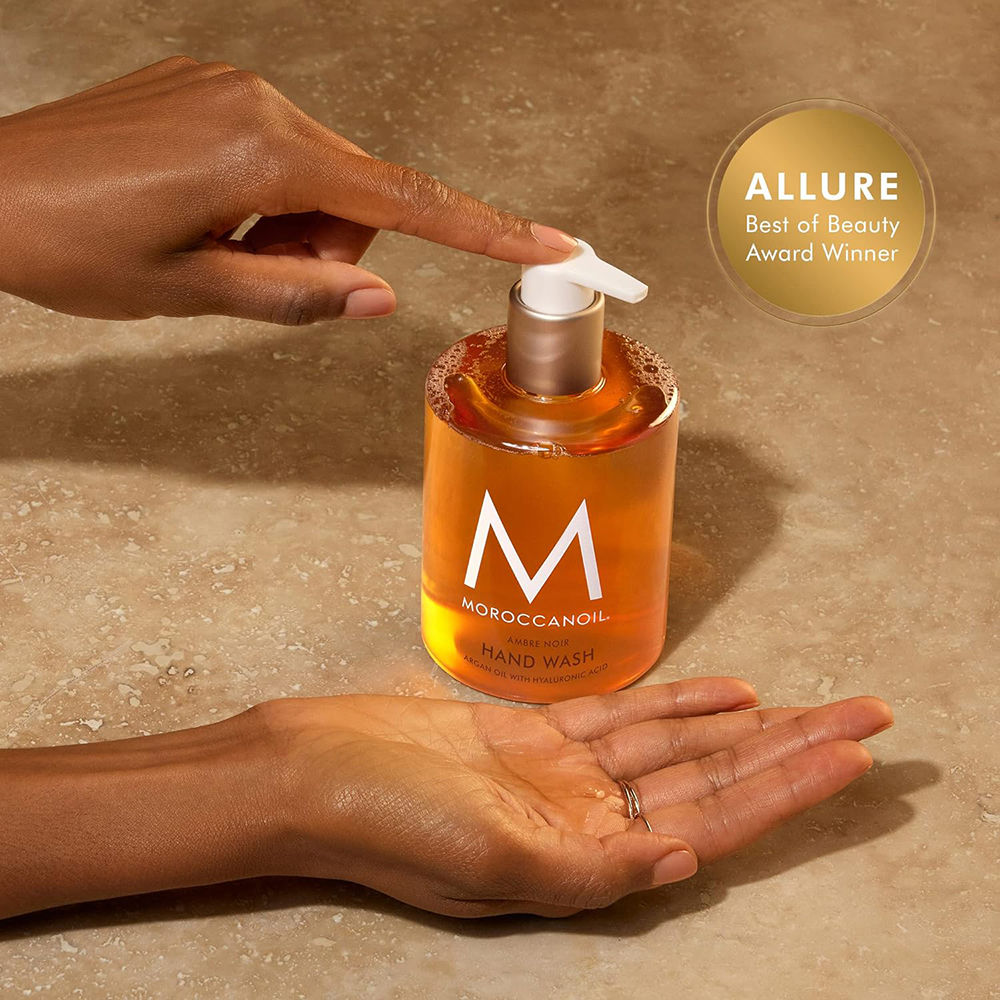 Moroccanoil Hand Wash Ambre Noir |Argan Oil & Hyaluronic Acid |Hydrating Cleanser Moisturizes Hands