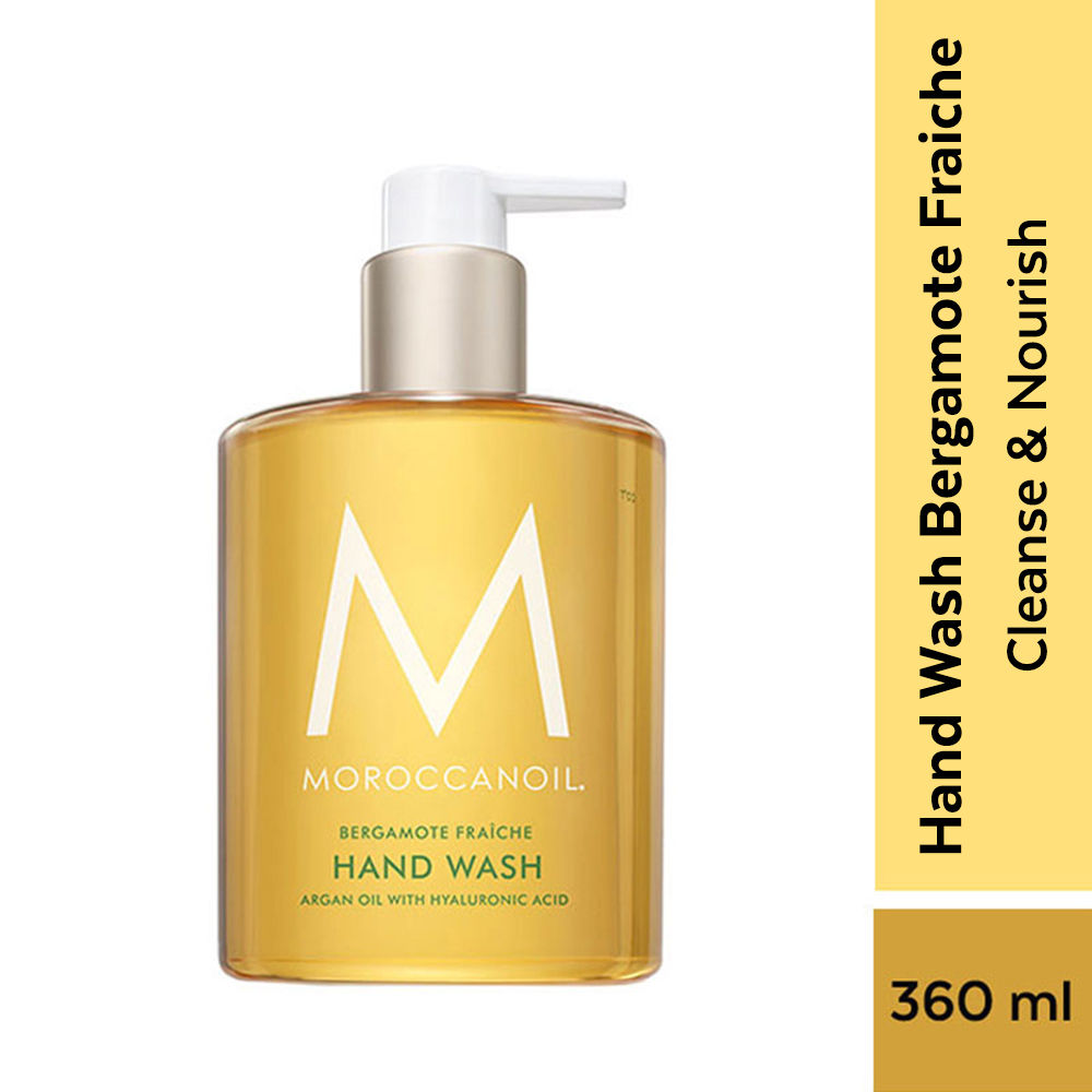 Moroccanoil Hand Wash Bergamote Frache|Argan Oil, Hyaluronic Acid|Citrus-Fresh Hydration Soft Hands