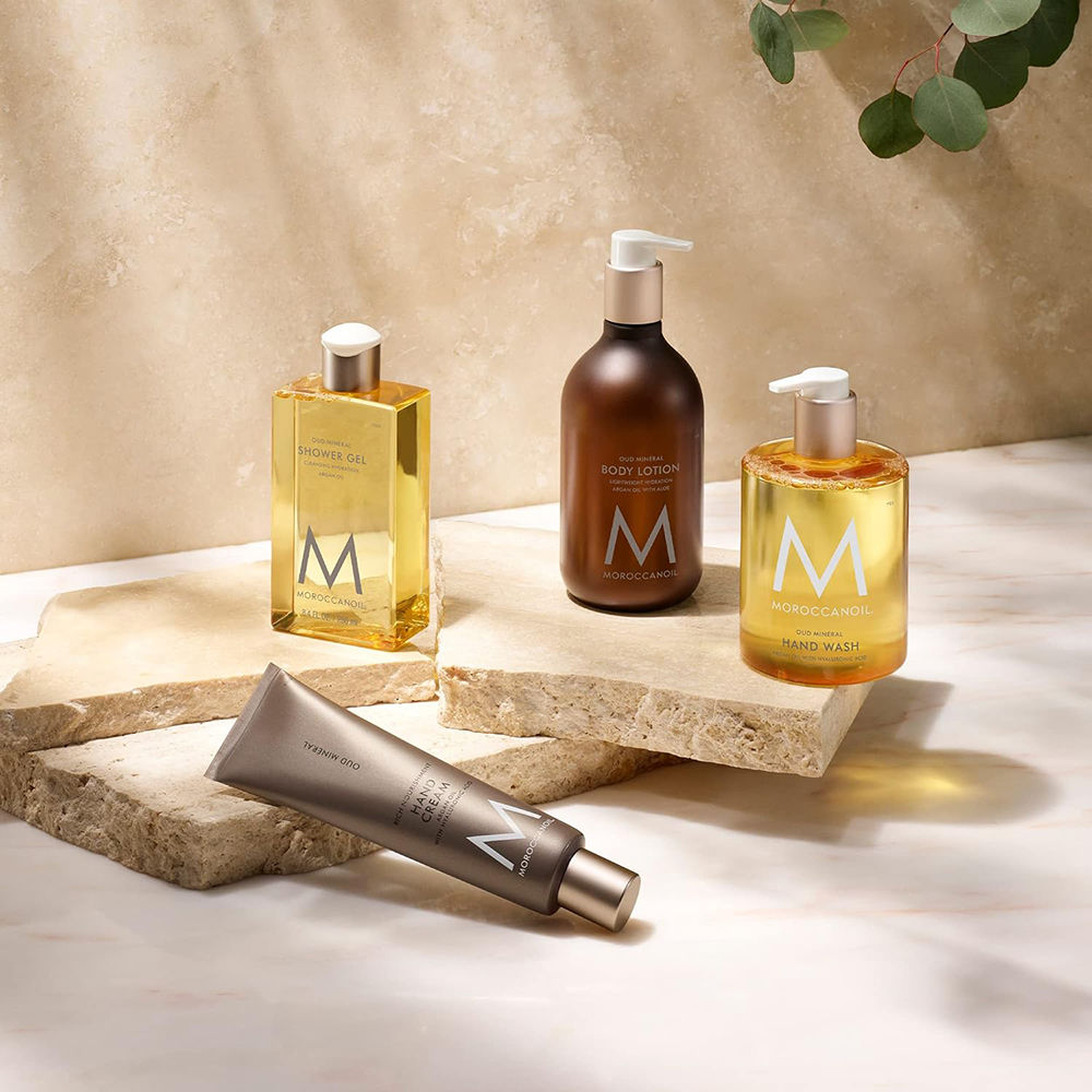 Moroccanoil Hand Wash Oud Mineral|Argan Oil & Hyaluronic Acid|Hydrating Cleanser Moisture-Locking