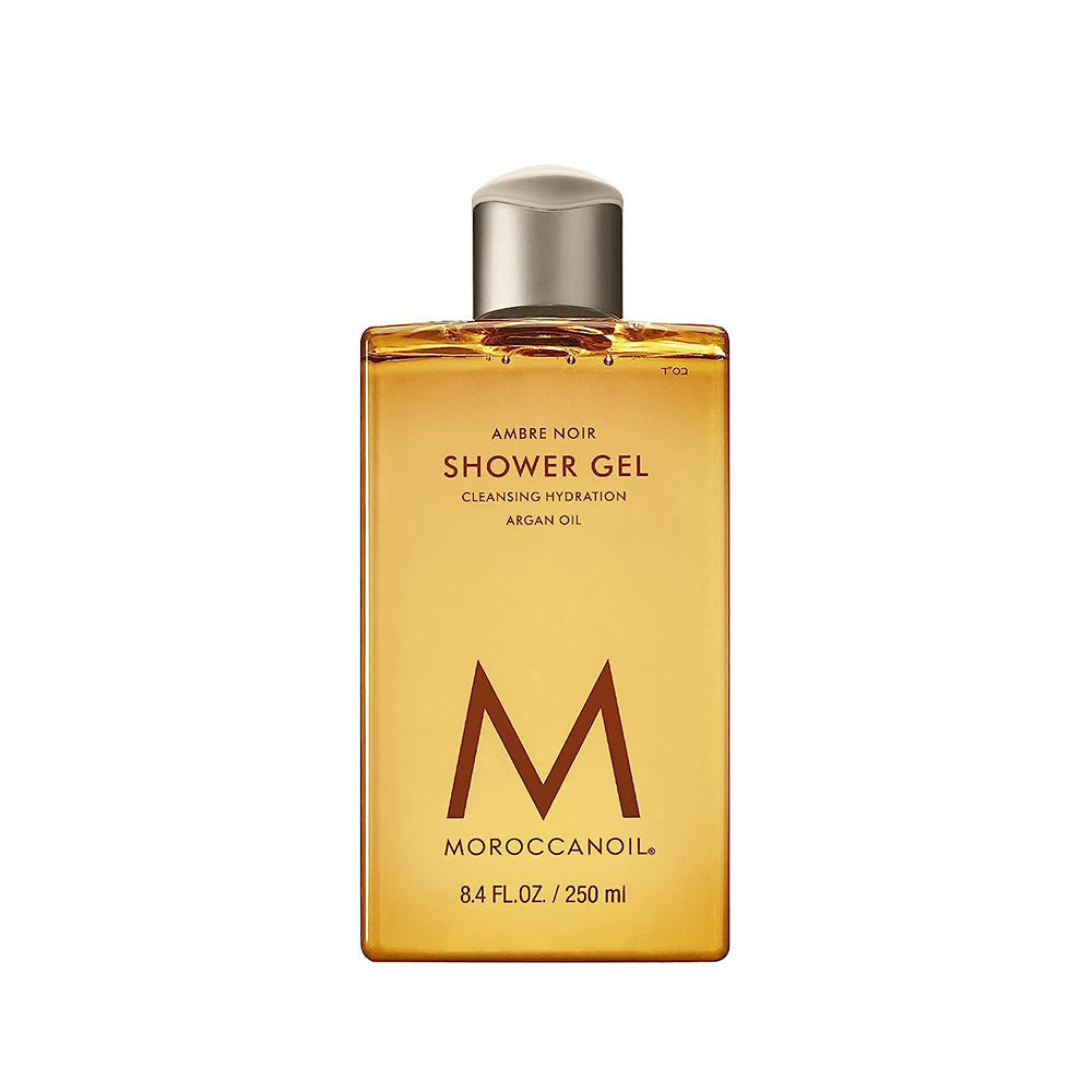 Moroccanoil Shower Gel Ambre Noir Argan Oil-Infused for Gently Cleanses, Hydrates & Softens Skin