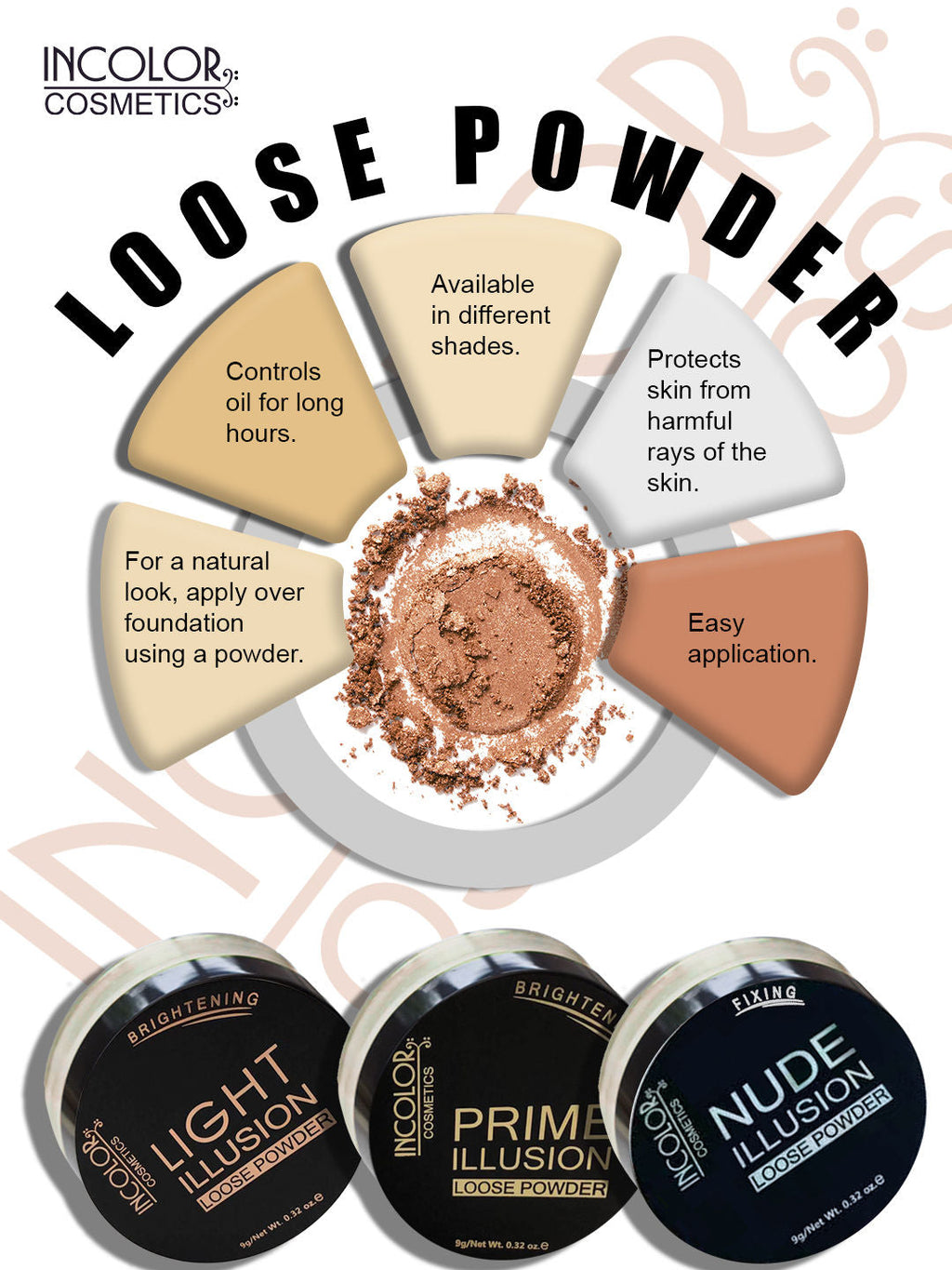 Incolor Brightening Illusion Loose Powder