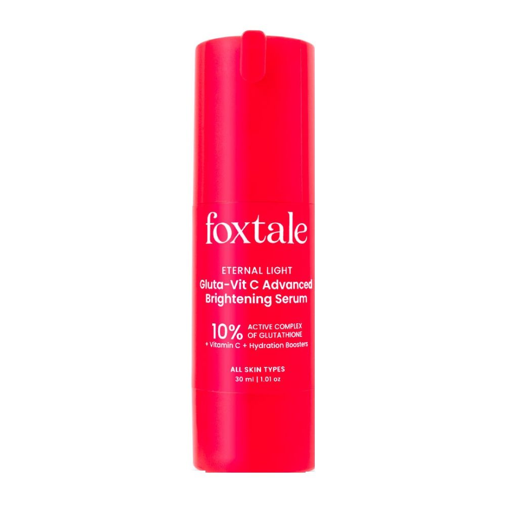 Foxtale 10% Vitamin C-Glutathione Brightening Face Serum For Glowing Skin, Dark Spots & Pigmentation