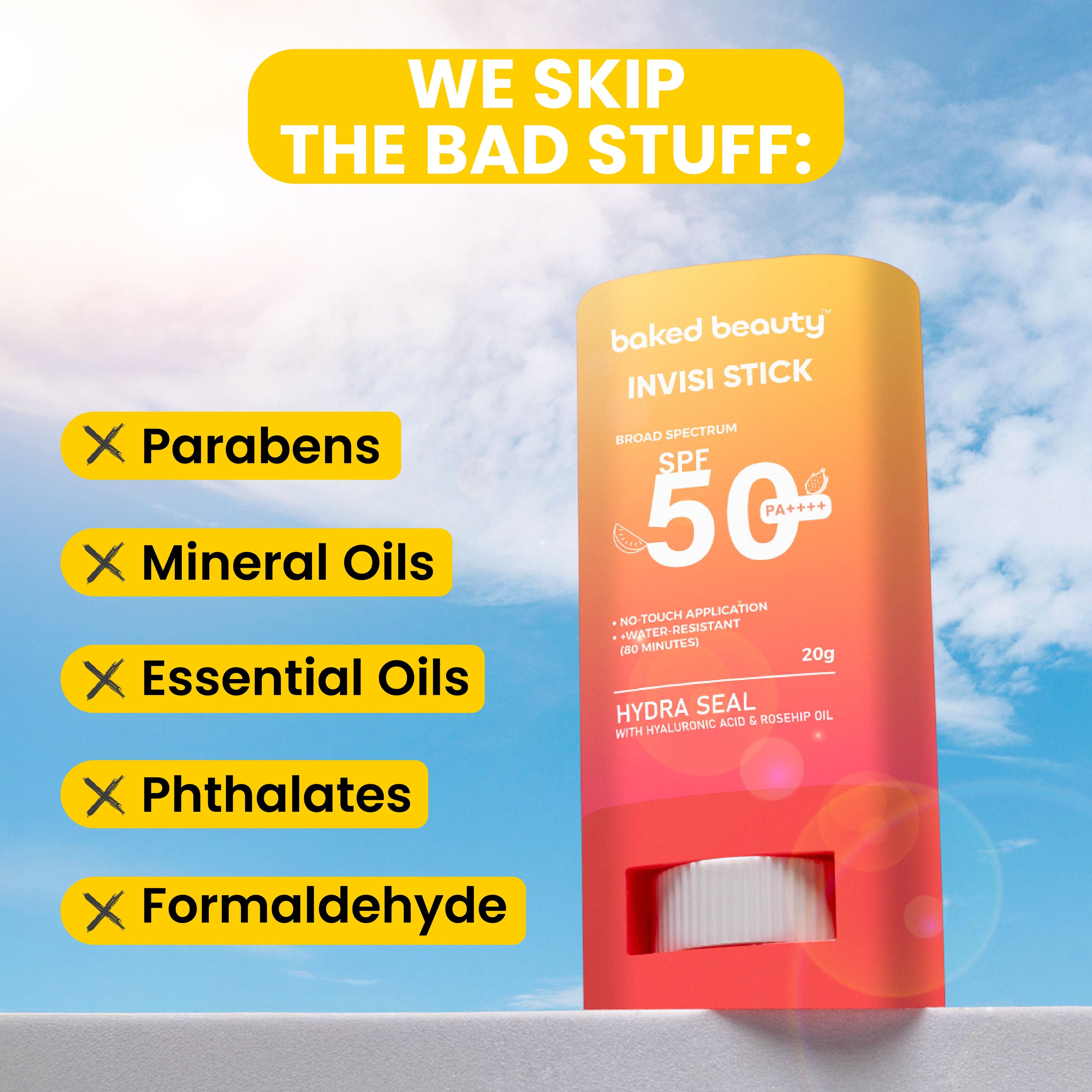 Baked Beauty Invisi Sunstick SPF 50PA++++