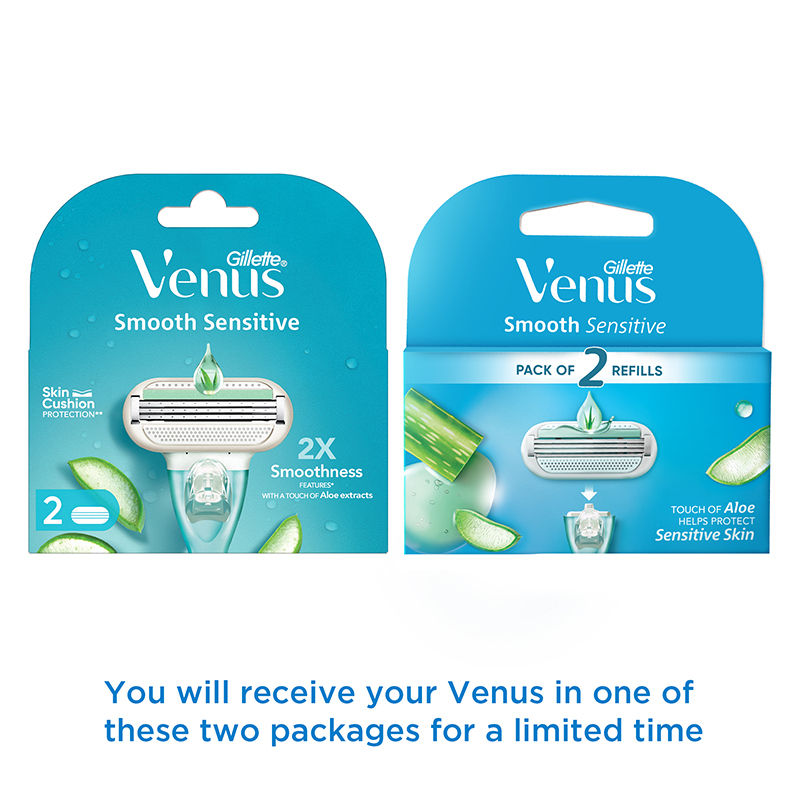 Gillette Venus Glide Strip With Aloe Extracts 2 Refills