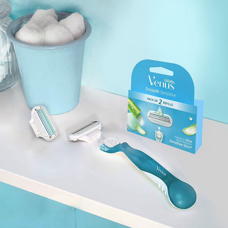 Gillette Venus Glide Strip With Aloe Extracts 2 Refills