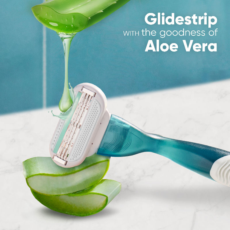 Gillette Venus Glide Strip With Aloe Extracts 2 Refills