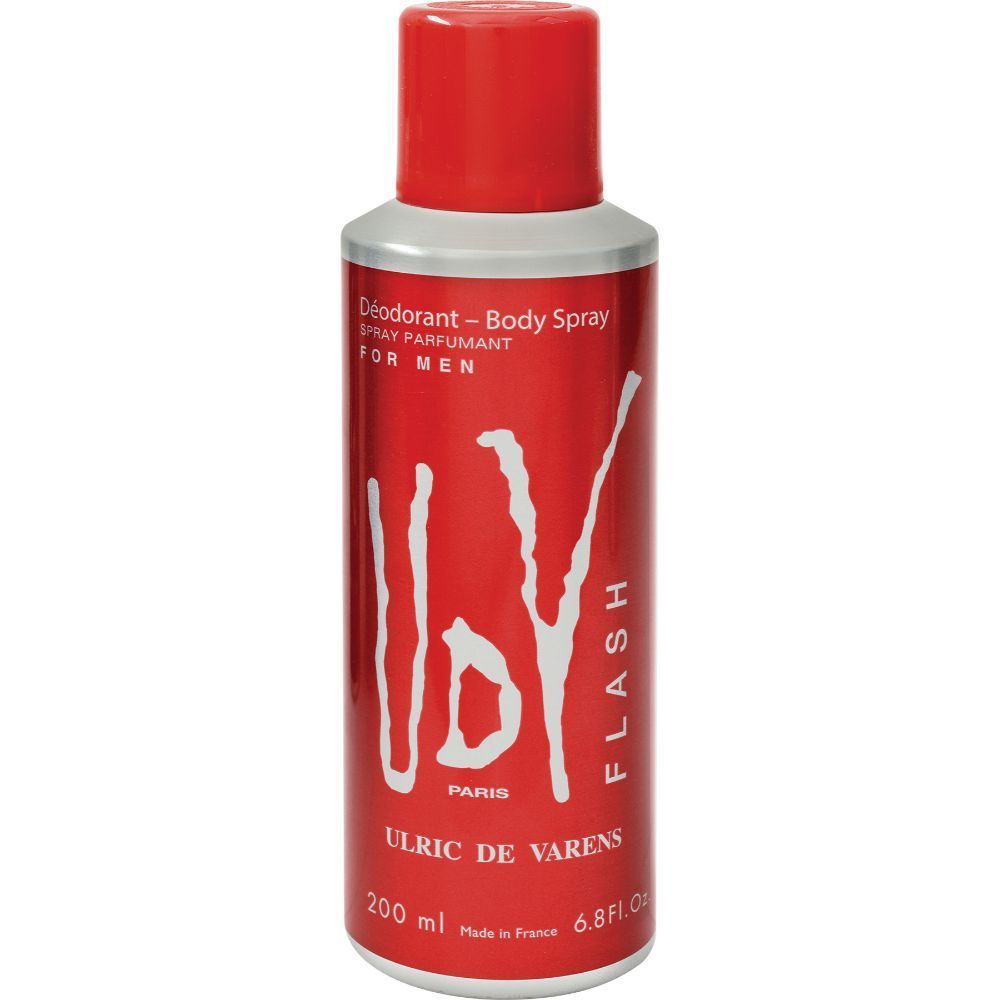Ulric de Varens Flash Deodorant Body Spray For Men