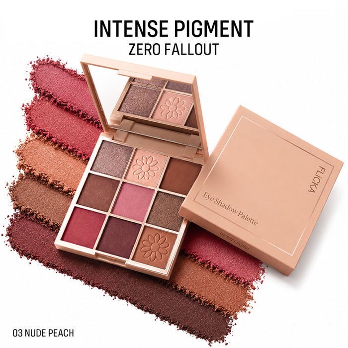 FLiCKA Eye Shadow Palette Intense Pigment Long Lasting Ultra Smooth