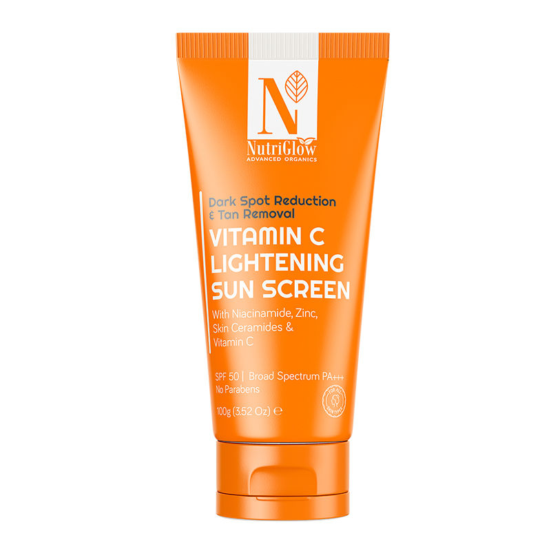 NutriGlow Advanced Organics Vitamin C Lightening Sun Screen SPF 50 PA+++